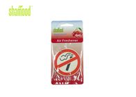 Eco - tarjeta de papel de no fumadores de la casa de aire del ambientador del olor amistoso de la cereza