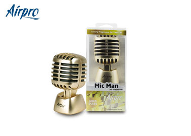 Fragancia de gama alta del coche del coche del estilo de Micman de aire del color de oro duradero del ambientador