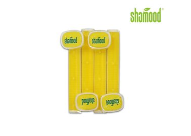 La marca fragante plástica de las tiras/PK Shamood del ambientador de aire del limón 4 se pega