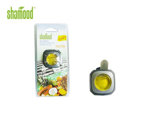 Mini ambientador de aire líquido del coche 4ML para el amarillo Pina de la membrana del coche del respiradero